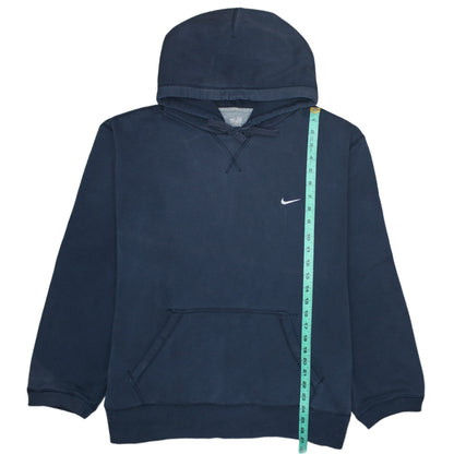 Mens UK Size 2XL Nike Blue Pullover Hoodie
