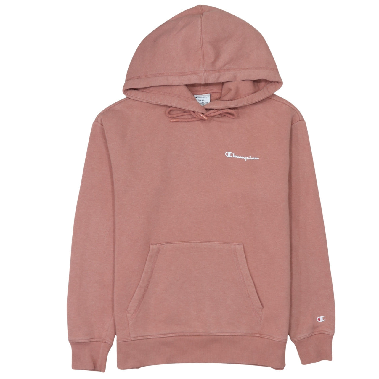 Womens UK Size S Champion Pink Pullover Hoodie