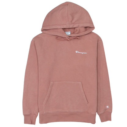 Womens UK Size S Champion Pink Pullover Hoodie