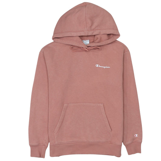 Womens UK Size S Champion Pink Pullover Hoodie