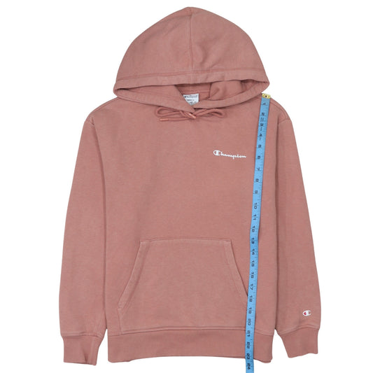 Womens UK Size S Champion Pink Pullover Hoodie