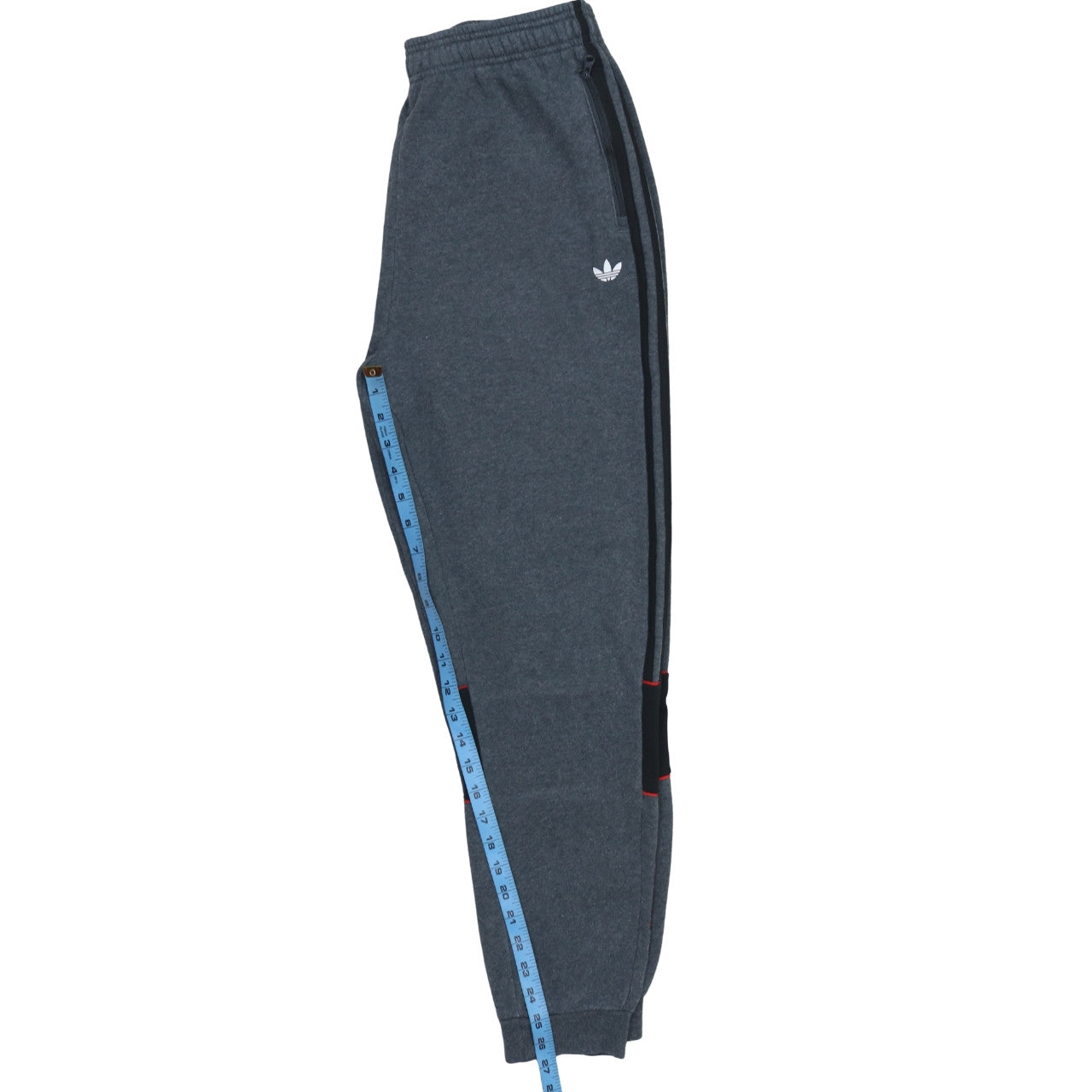 adidas Boys Grey Jogger Trousers 15-16 Years Fleece Activewear Pants