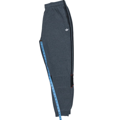 adidas Boys Grey Jogger Trousers 15-16 Years Fleece Activewear Pants