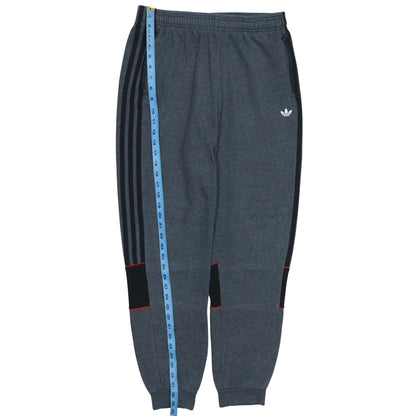 adidas Boys Grey Jogger Trousers 15-16 Years Fleece Activewear Pants