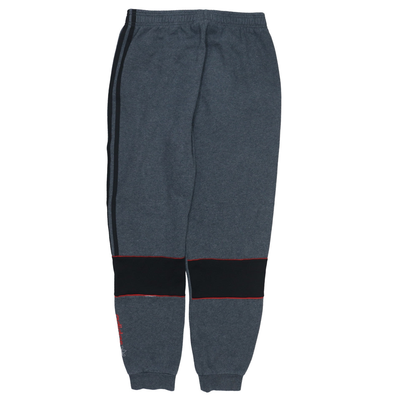 adidas Boys Grey Jogger Trousers 15-16 Years Fleece Activewear Pants