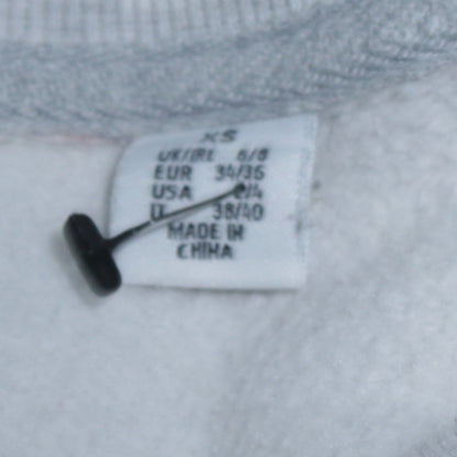Womens UK Size XS Primark Grey Pullover Sweatshirt