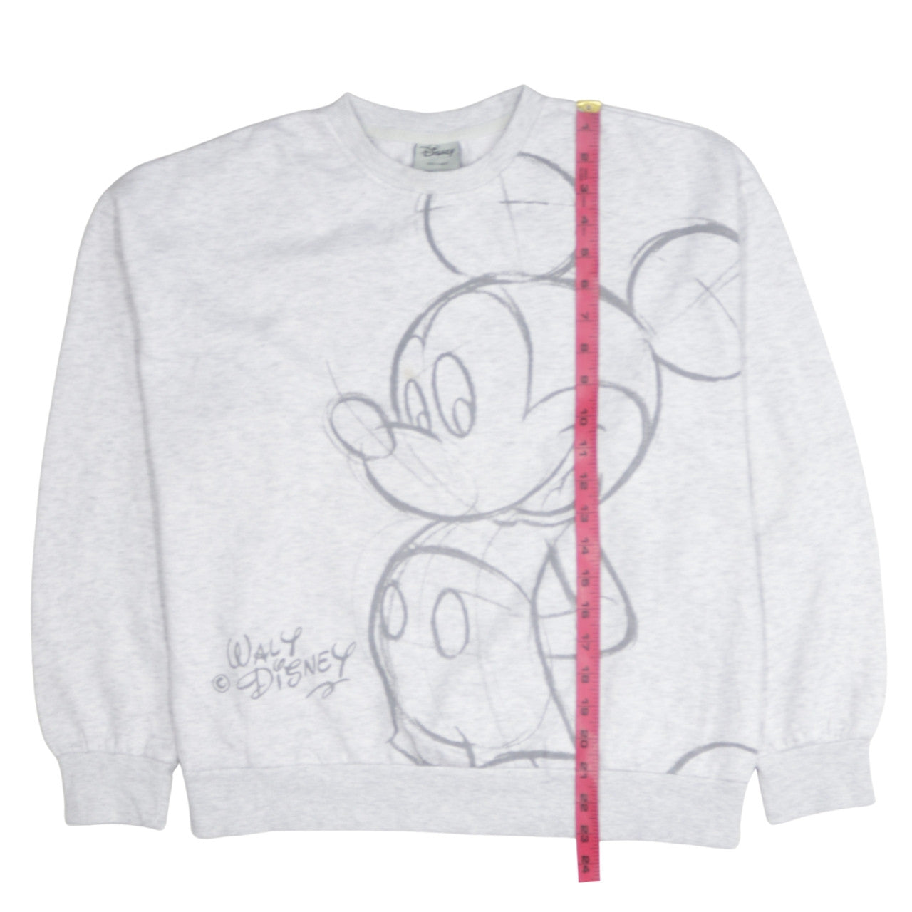 Womens UK Size 10/12 Disney Grey Pullover Sweatshirt