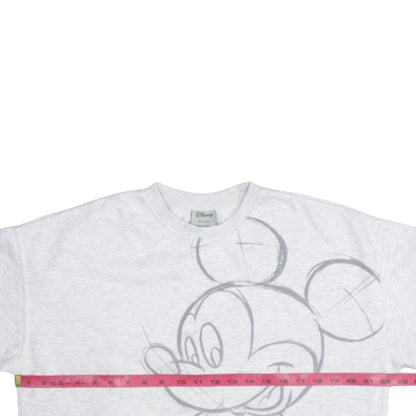 Womens UK Size 10/12 Disney Grey Pullover Sweatshirt