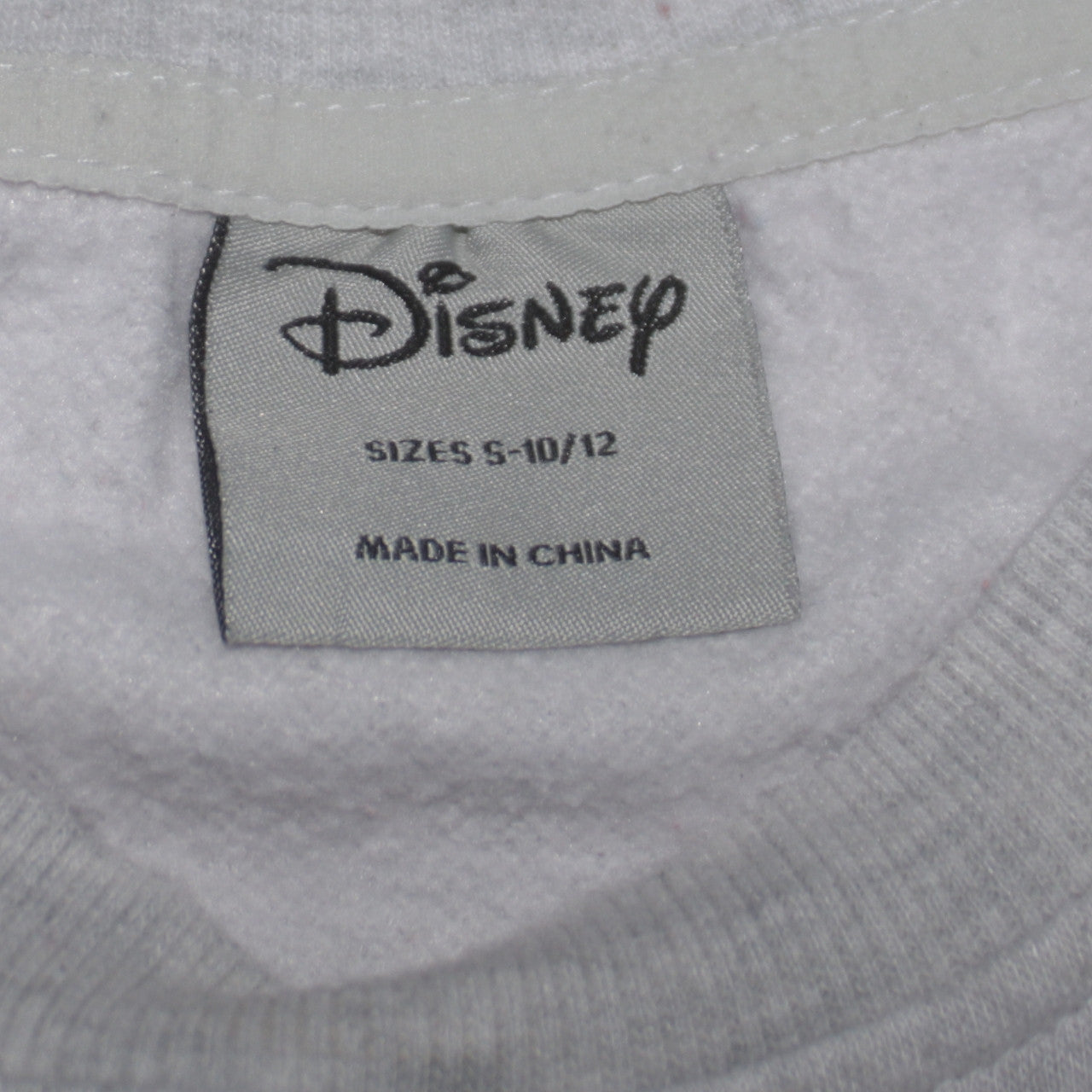 Womens UK Size 10/12 Disney Grey Pullover Sweatshirt