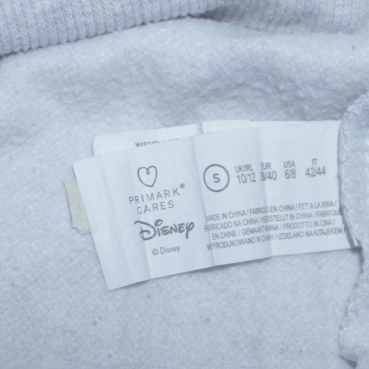 Womens UK Size 10/12 Disney Grey Pullover Sweatshirt