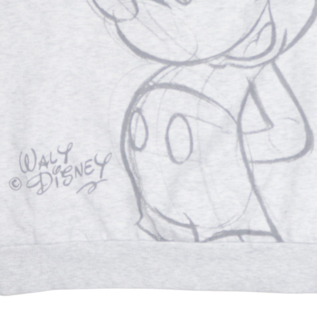 Womens UK Size 10/12 Disney Grey Pullover Sweatshirt