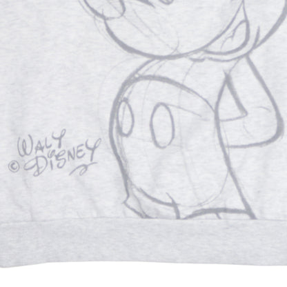 Womens UK Size 10/12 Disney Grey Pullover Sweatshirt