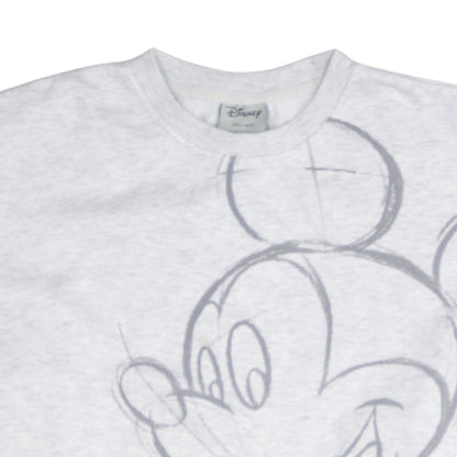 Womens UK Size 10/12 Disney Grey Pullover Sweatshirt