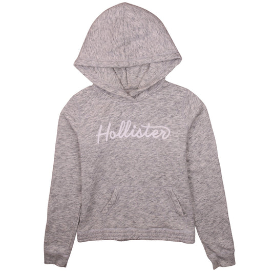 Womens UK Size S Hollister Grey Pullover Hoodie