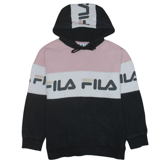Womens UK Size 11 FILA Multicoloured Pullover Hoodie