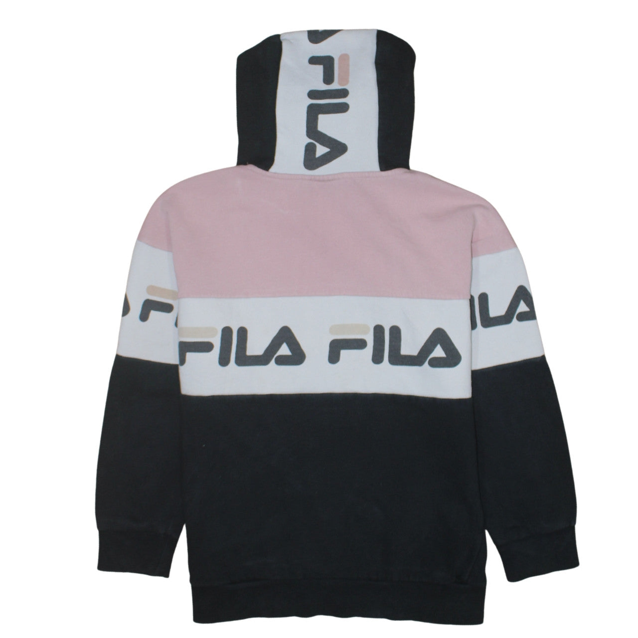 Womens UK Size 11 FILA Multicoloured Pullover Hoodie