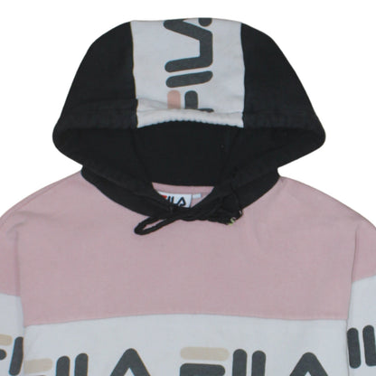 Womens UK Size 11 FILA Multicoloured Pullover Hoodie