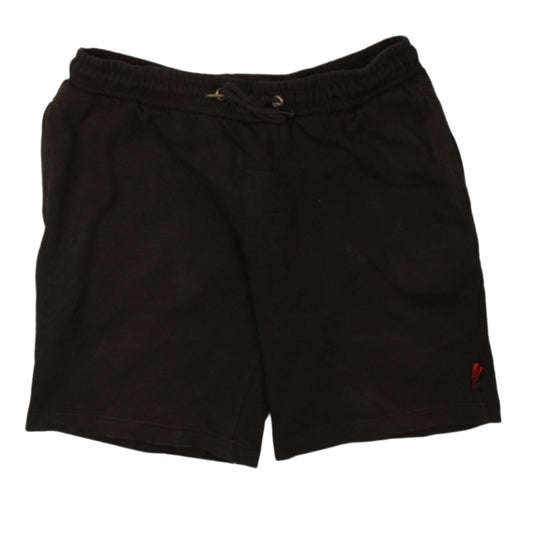Mens UK Size L Motor Oil Regular Fit Athletic Shorts