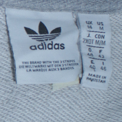 Womens UK Size 14 adidas Grey Pullover Hoodie