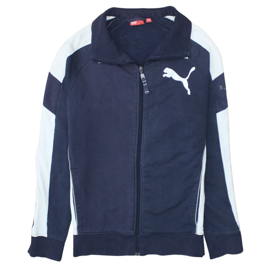 Mens UK Size S PUMA Blue Gym & Training Running & Jogging Football Jacket