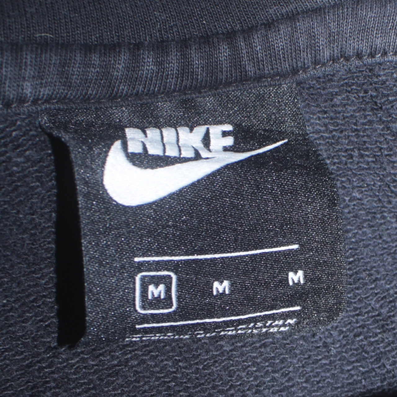 Mens UK Size M Nike Black Pullover Hoodie
