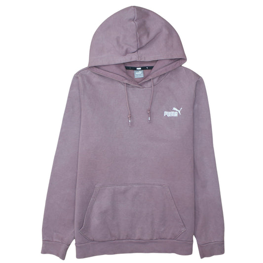 Womens UK Size L PUMA Purple Pullover Hoodie