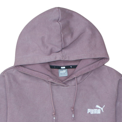 Womens UK Size L PUMA Purple Pullover Hoodie