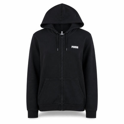 Womens UK Size 12 PUMA Black Full Zip Hoodie