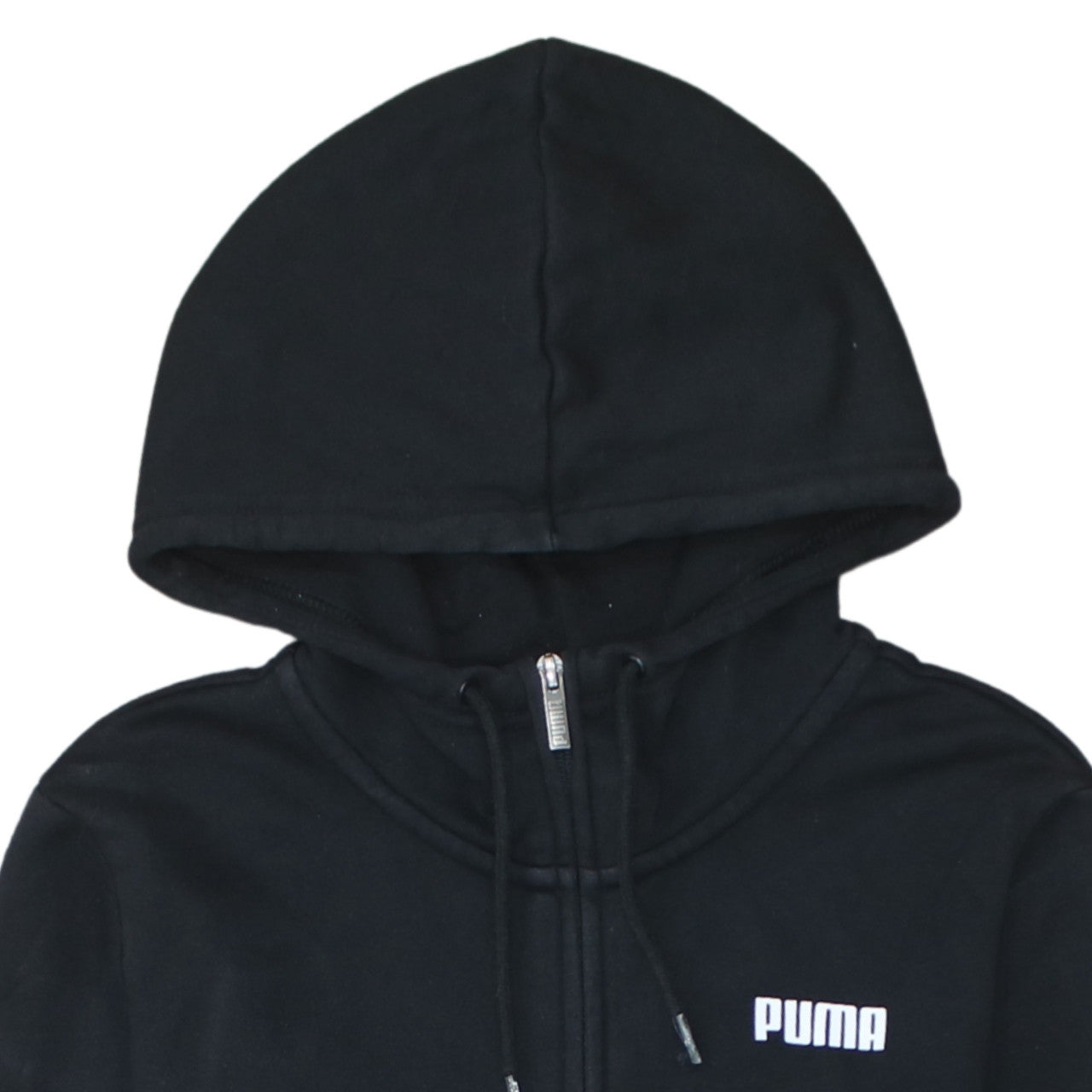 Womens UK Size 12 PUMA Black Full Zip Hoodie