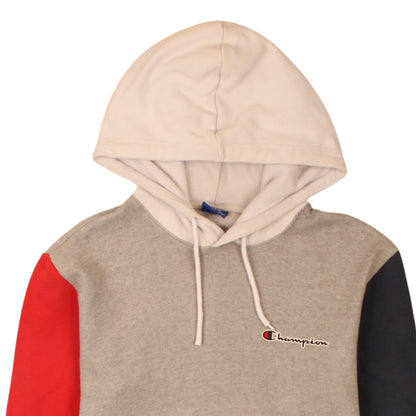 Mens UK Size L Champion Multicoloured Pullover Hoodie