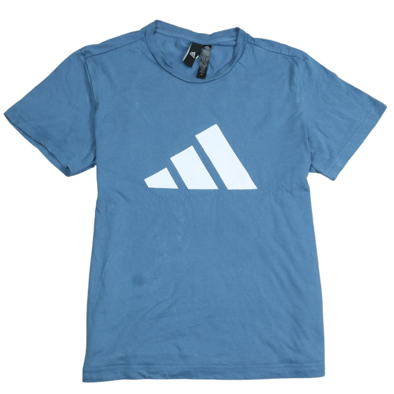 Womens UK Size S adidas Blue Basic T-Shirt