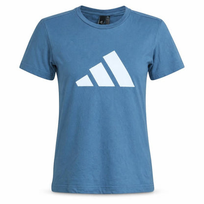 Womens UK Size S adidas Blue Basic T-Shirt