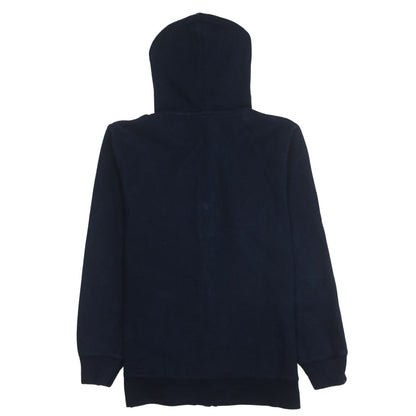GAP Boys Blue Full Zip Hoodie Logo Sweatshirt Age 13-14 Years