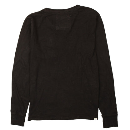 Puma Men's Black Long Sleeve Pocket Top Size M Casual Style