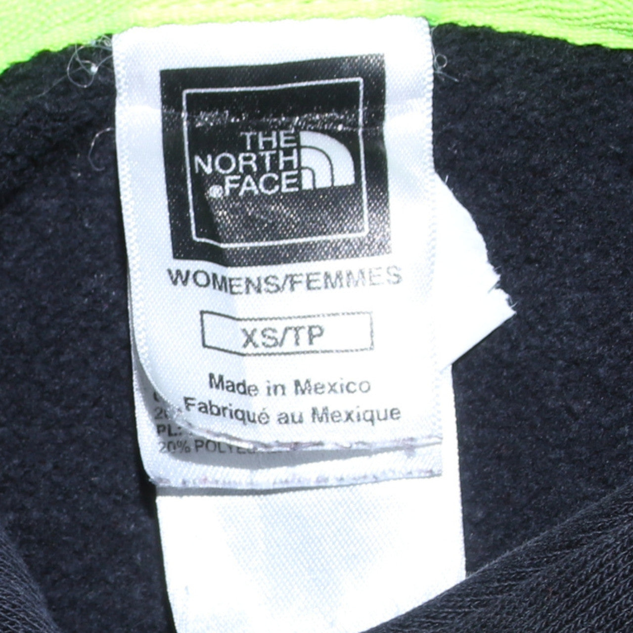 Womens UK Size XS The North Face Black Pullover Hoodie