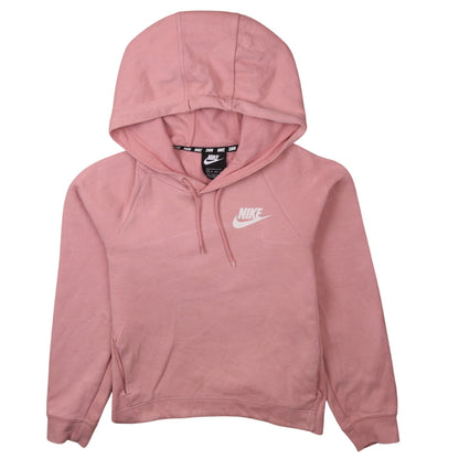 Womens UK Size XS Nike Pink Pullover Hoodie