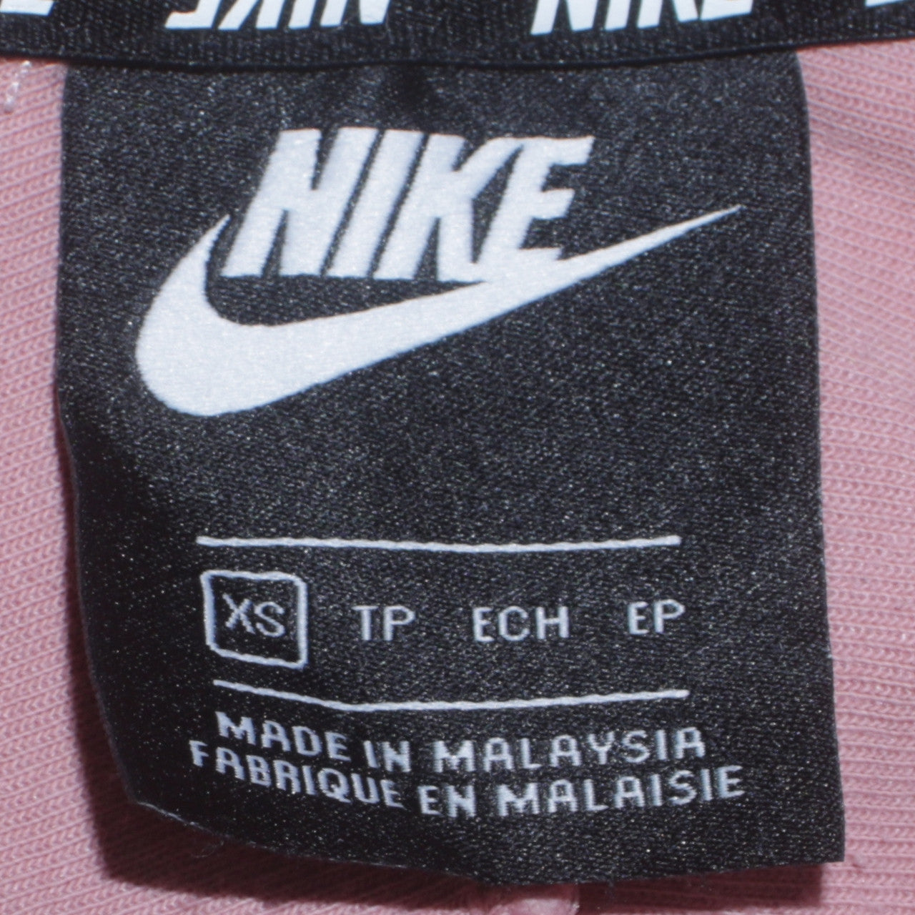 Womens UK Size XS Nike Pink Pullover Hoodie