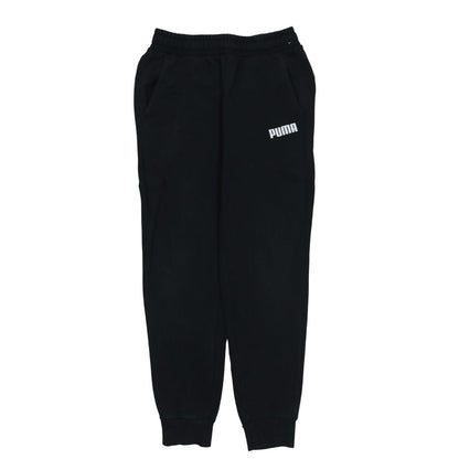 Mens UK Size S PUMA Regular Fit Jogger Black Trousers