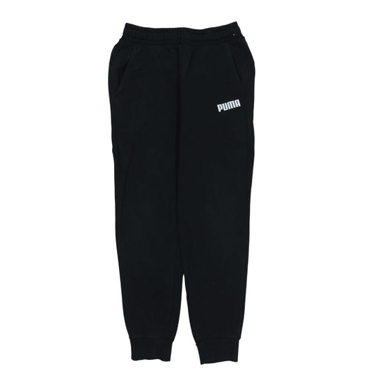 Mens UK Size S PUMA Regular Fit Jogger Black Trousers