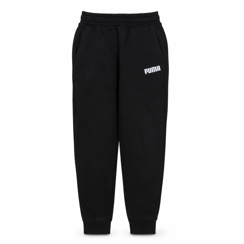 Mens UK Size S PUMA Regular Fit Jogger Black Trousers