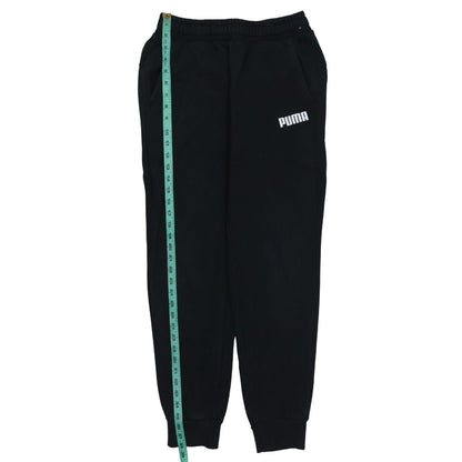 Mens UK Size S PUMA Regular Fit Jogger Black Trousers