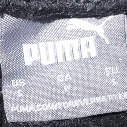 Mens UK Size S PUMA Regular Fit Jogger Black Trousers