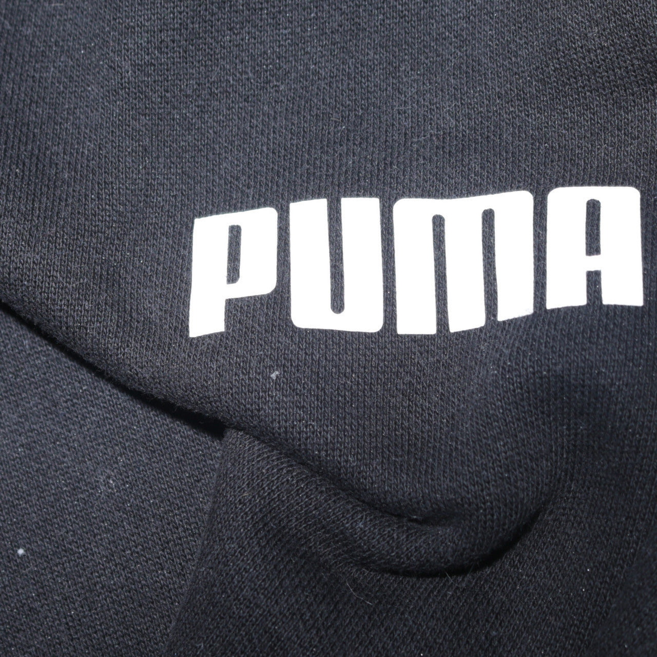 Mens UK Size S PUMA Regular Fit Jogger Black Trousers