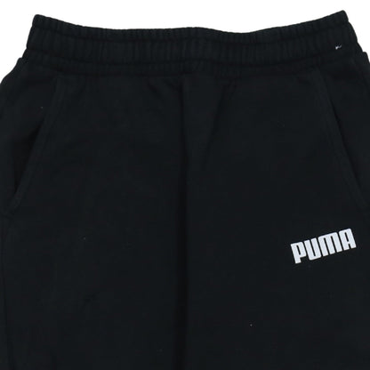 Mens UK Size S PUMA Regular Fit Jogger Black Trousers