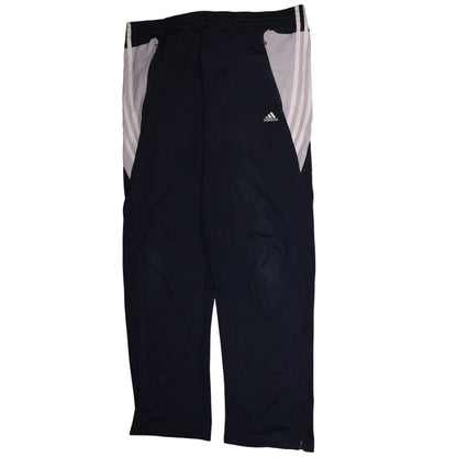 Adidas Men's Black Track Pants M Elastic Waist Zip Pockets