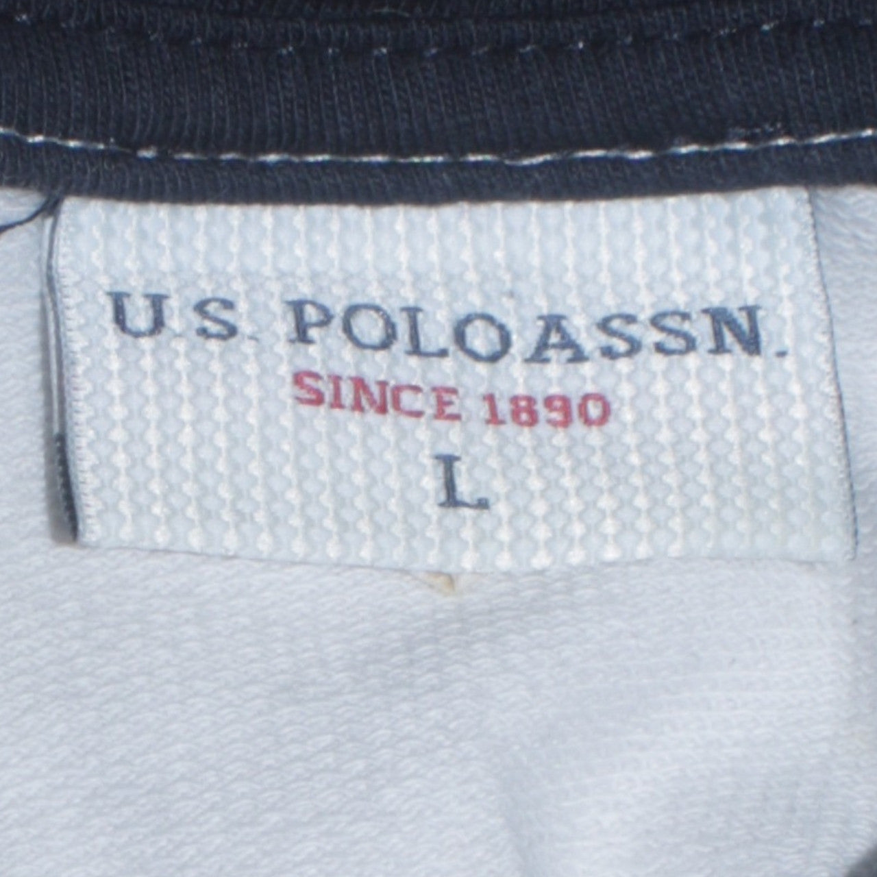 Womens UK Size L U.S. Polo Assn. White Pullover Hoodie