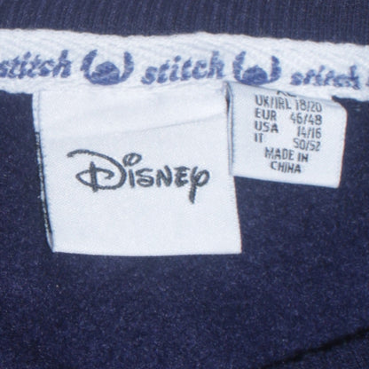 Womens UK Size 18/20 Disney Blue Pullover Sweatshirt