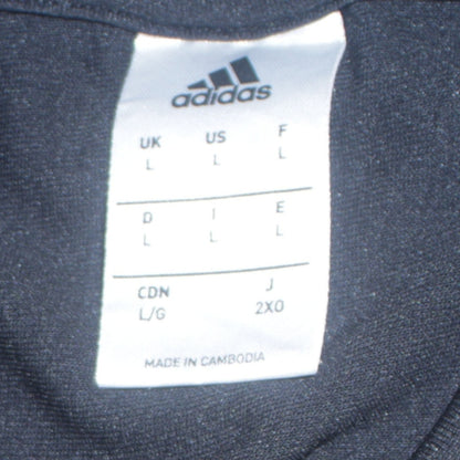 Mens UK Size L adidas Black Pullover Sweatshirt