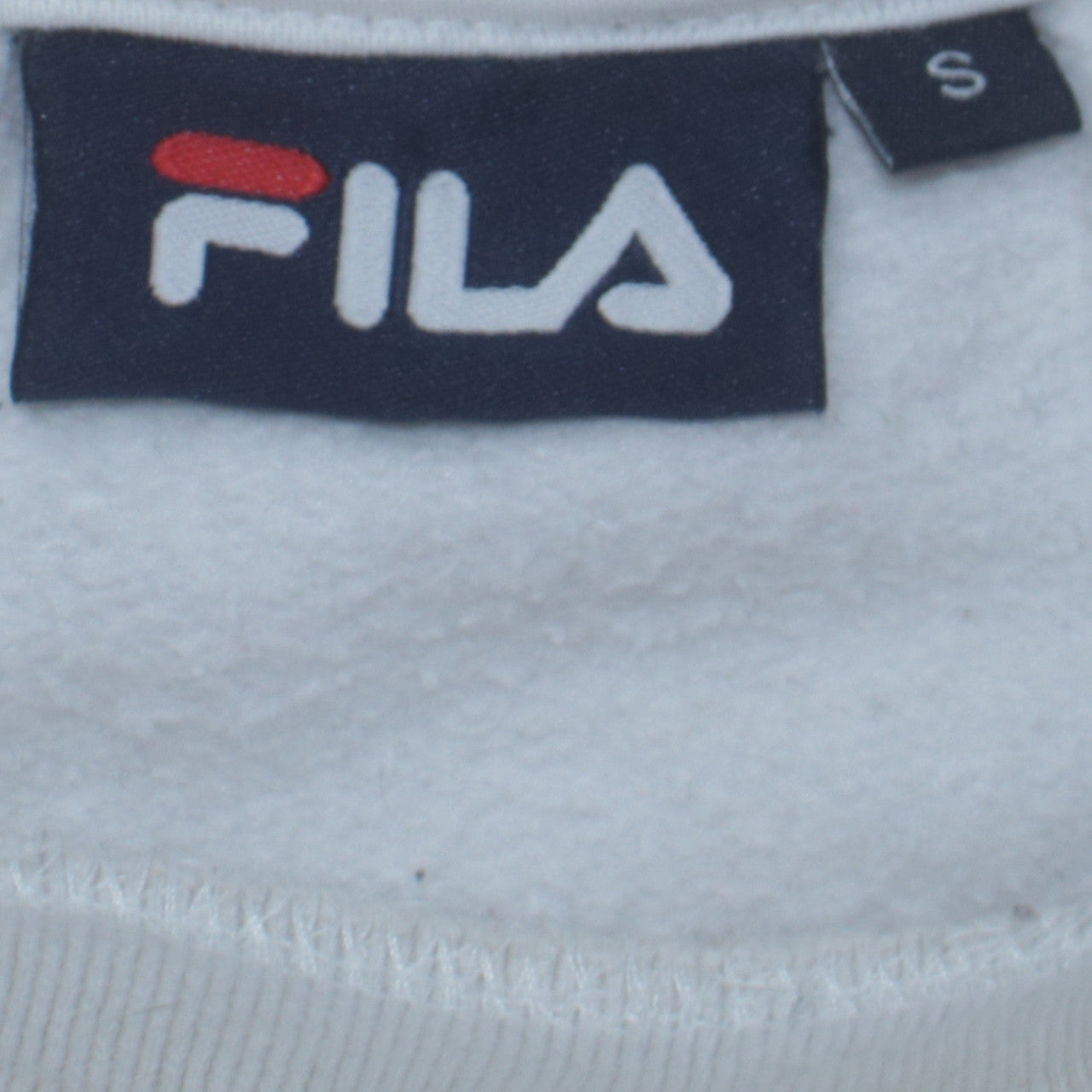 Womens UK Size S FILA White Pullover Sweatshirt