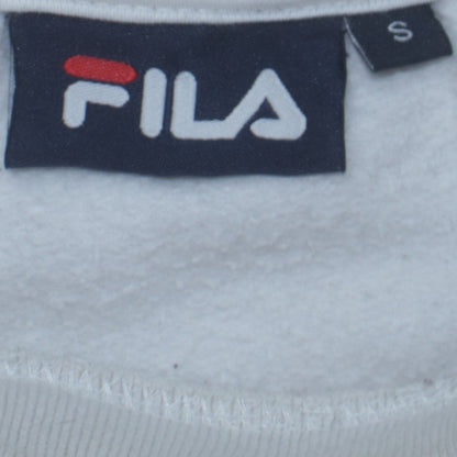 Womens UK Size S FILA White Pullover Sweatshirt